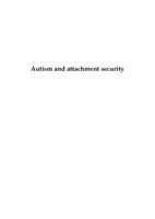 Autism and attachment security