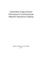 Automated image analysis techniques for cardiovascular magnetic resonance imaging