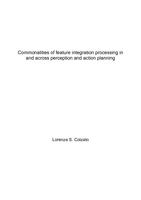 Commonalities of feature integration processing in and across perception and action planning