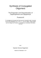 Synthesis of conjugated oligomers : the preparation and characterization of oligothiophenes and oligophenyls