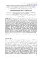 Effect of explicit teaching of prosodic features on the development of listening comprehension by Farsi-English interpreter trainees: An experimental study