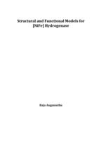 Structural and functional models for [NiFe] hydrogenase