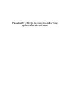 Proximity effects in superconducting spin-valve structures