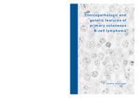 Clinicopathologic and genetic features of primary cutaneous B-cell lymphoma