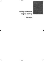 Quality assurance in surgical oncology