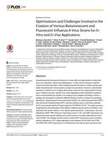 Optimisations and Challenges Involved in the Creation of Various Bioluminescent and Fluorescent Influenza A Virus Strains for In Vitro and In Vivo Applications