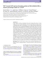 MC2: boosted AGN and star formation activity in CIZA J2242.8+5301, a massive post-merger cluster at z = 0.19