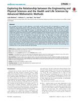 Exploring the relationship between the engineering and physical sciences and the health and life sciences by advanced bibliometric methods