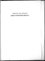 Greek Papyri from Kellis (P.Kell.Gr.), vol.I