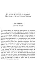 La Joyeuse Entree de Jeanne de Castille a Bruxelles en 1496