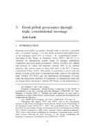 Good global governance through trade: constitutional moorings