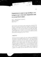 Responsiveness to infant crying: spoiling or comforting the baby? A descriptive longitudinal study in a normal Dutch sample