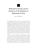 Mathematical Beauty and the Evolution of the Standards of Mathematical Proof
