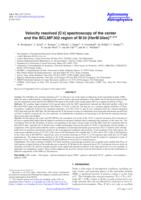 Velocity resolved [C ii] spectroscopy of the center and the BCLMP 302 region of M 33 (HerM 33es)