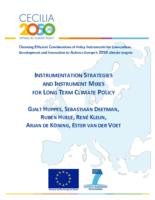 Instrumentation strategies and instrument mixes for long term climate policy