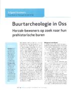 Buurtarcheologie in Oss – Horzak-bewoners op zoek naar hun prehistorische buren