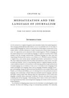 Mediatization and the language of journalism