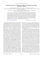 Nonmonotonic behavior of the anisotropy coefficient in superconductor-ferromagnet-superconductor trilayers