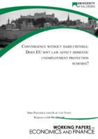 Convergence without hard criteria: Does EU soft law affect domestic unemployment protection schemes?