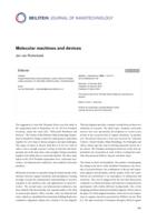 Molecular machines and devices