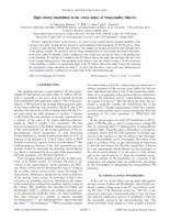 High velocity instabilities in the vortex lattice of Nb/permalloy bilayers