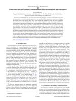 Conservation laws and symmetry transformations of the electromagnetic field with sources