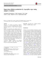 Improving cellulase production by Aspergillus niger using adaptive evolution