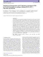 Simultaneous hydrogenation and UV-photolysis experiments of NO in CO-rich interstellar ice analogues; linking HNCO, OCN-, NH2CHO, and NH2OH