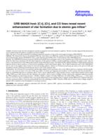 GRB 980425 host: [C II], [O I], and CO lines reveal recent enhancement of star formation due to atomic gas inflow