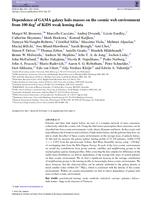 Dependence of GAMA galaxy halo masses on the cosmic web environment from 100 deg2 of KiDS weak lensing data