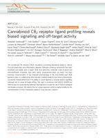 Cannabinoid CB2 receptor ligand profiling reveals biased signalling and off-target activity