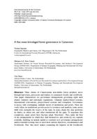 A fine mess: bricolaged forest governance in Cameroon