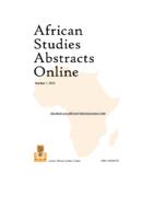 African Studies Abstracts Online: number 1, 2003
