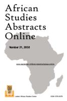 African Studies Abstracts Online: number 21, 2008