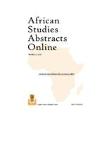 African Studies Abstracts Online: number 2, 2003
