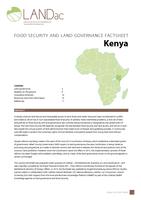 Food security and land governance factsheet Kenya