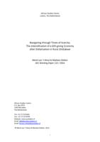 Navigating through times of scarcity: the intensification of a gift-giving economy after dollarization in rural Zimbabwe