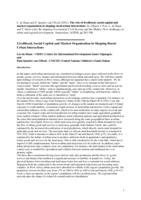 The role of livelihood, social capital, and market organization in shaping rural-urban interactions