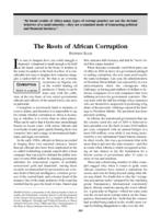 The roots of African corruption