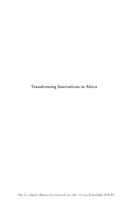 Transforming innovations in Africa: explorative studies on appropriation in African societies