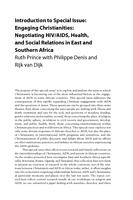 Introduction to special issue: engaging christianities: negotiating HIV/AIDS, health, and social relations in east and southern Africa