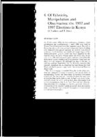 Of ethnicity, manipulation and observation: the 1992 and 1997 elections in Kenya