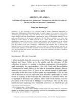 Postscript: Aristole in Africa - Towards a comparative africanist reading of the South African Truth and Reconciliation Commission