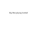 Big Men playing football: money, politics and foul play in the African game