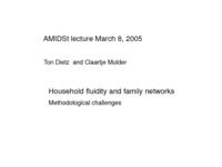 Household fluidity and family networks, methodological challenges