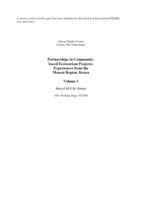 Partnerships in community-based ecotourism projects: experiences from the Maasai Region, Kenya: volume 1