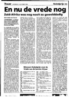 En nu de vrede nog; Zuid-Afrika was nog nooit zo gewelddadig