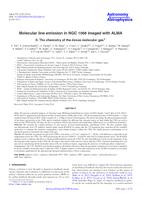 Molecular line emission in NGC 1068 imaged with ALMA. II. The chemistry of the dense molecular gas