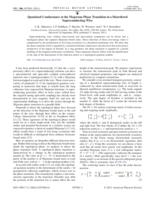 Quantized Conductance at the Majorana Phase Transition in a Disordered Superconducting Wire