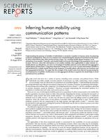 Inferring human mobility using communication patterns